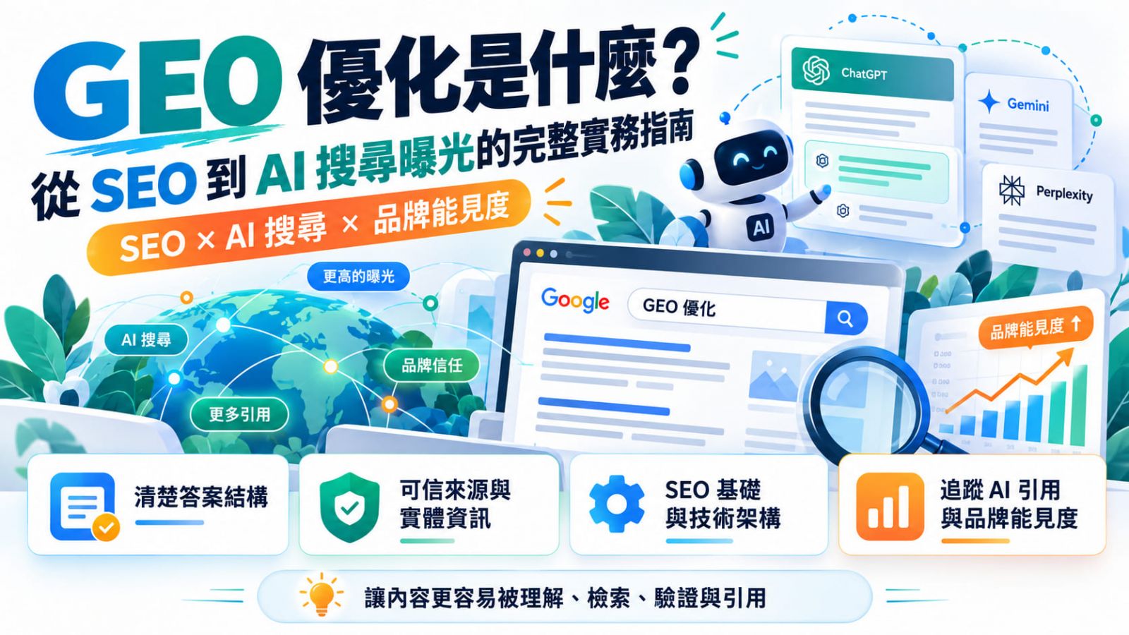 GEO 優化是什麼？從 SEO 到 AI 搜尋曝光的完整實務指南
